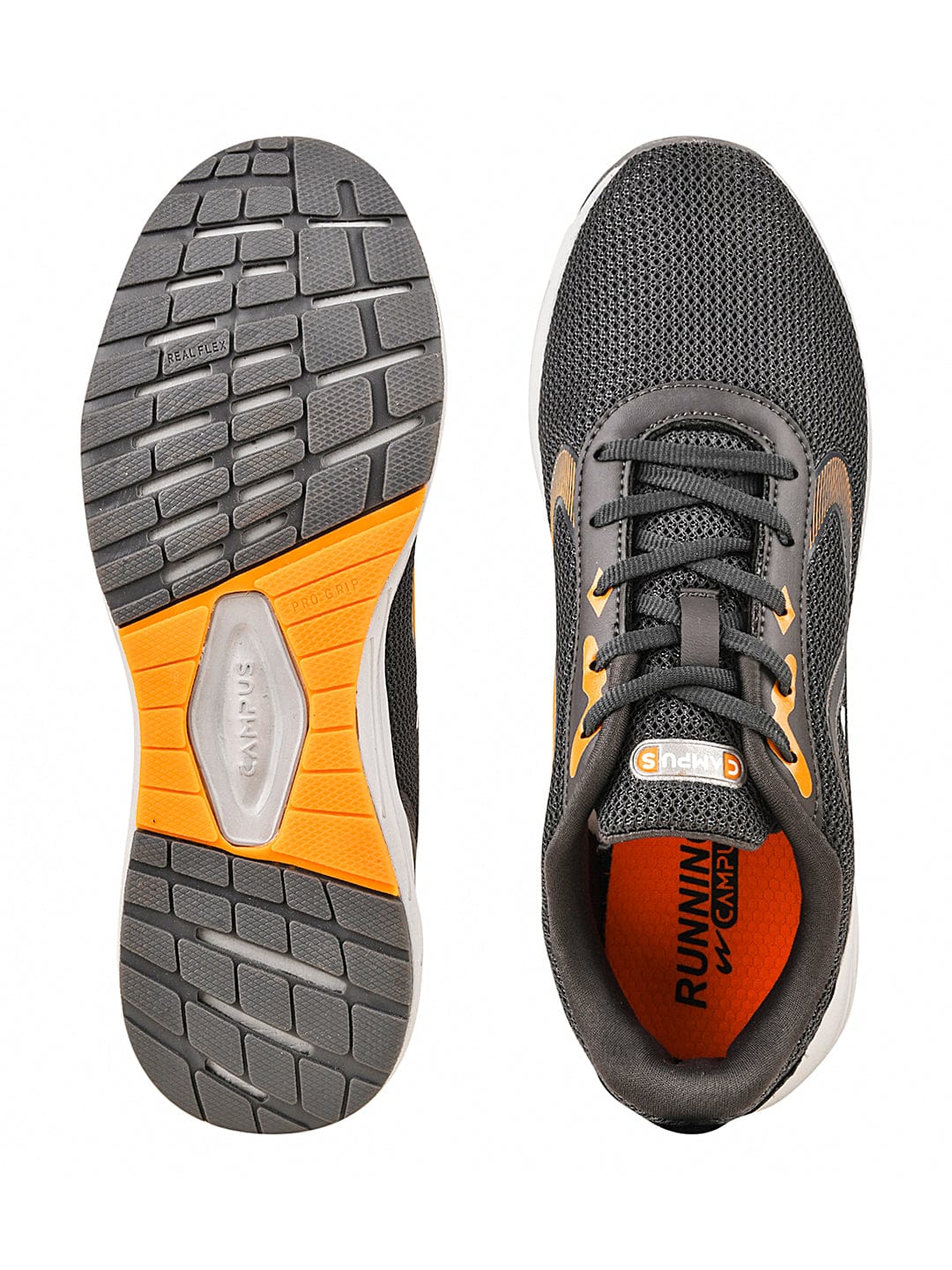 CAMP-ROSTER Grey Men's Running Shoes