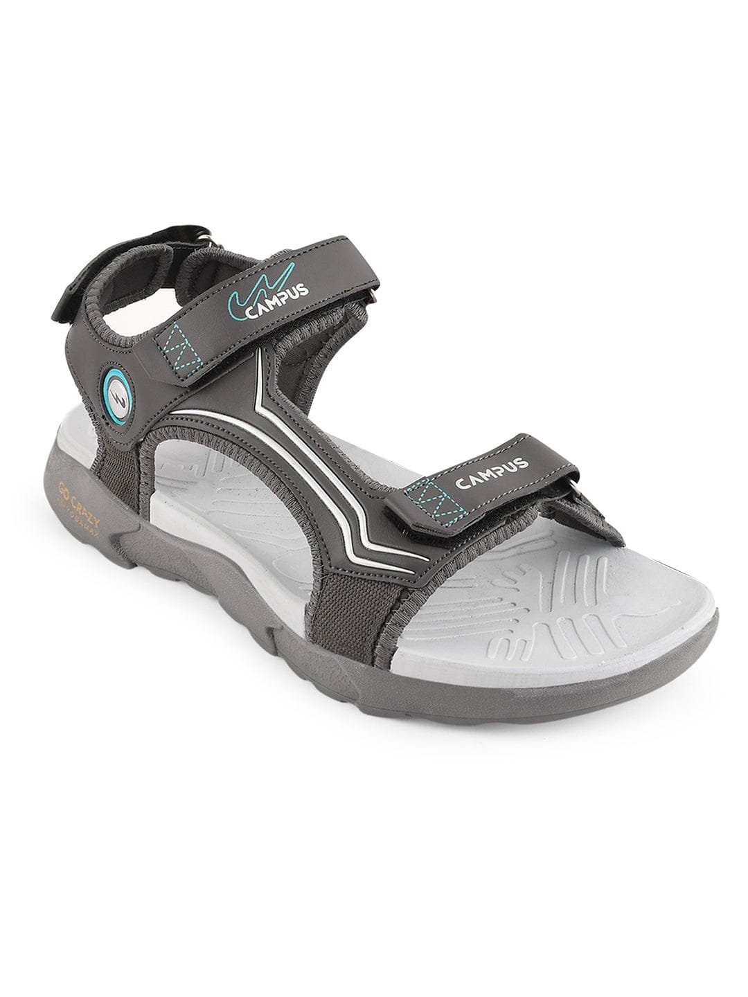 CAMP DRAG Grey Men's Sandals