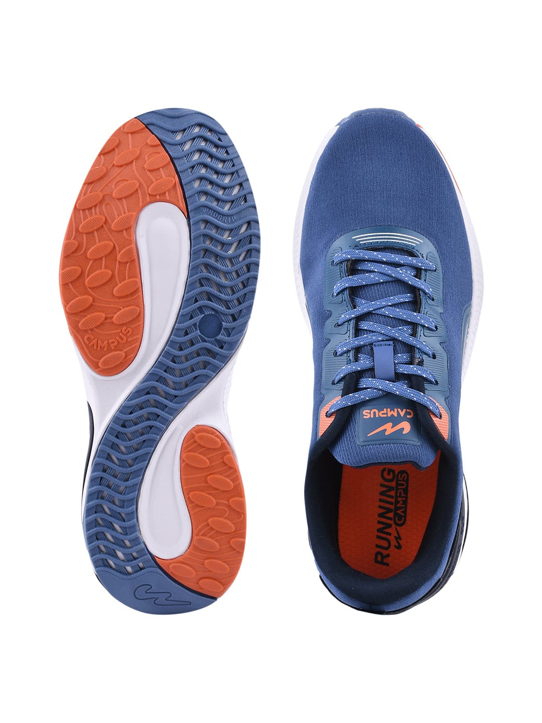 CAMP-HUSTUN Blue Men's Running Shoes