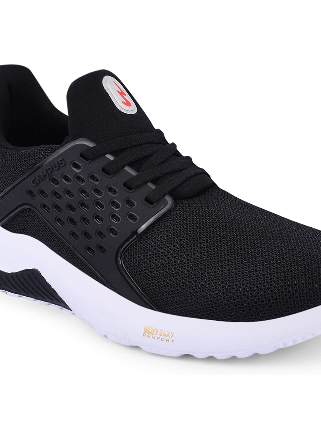 CAMP-ACHIEVER Black Men's Running Shoes