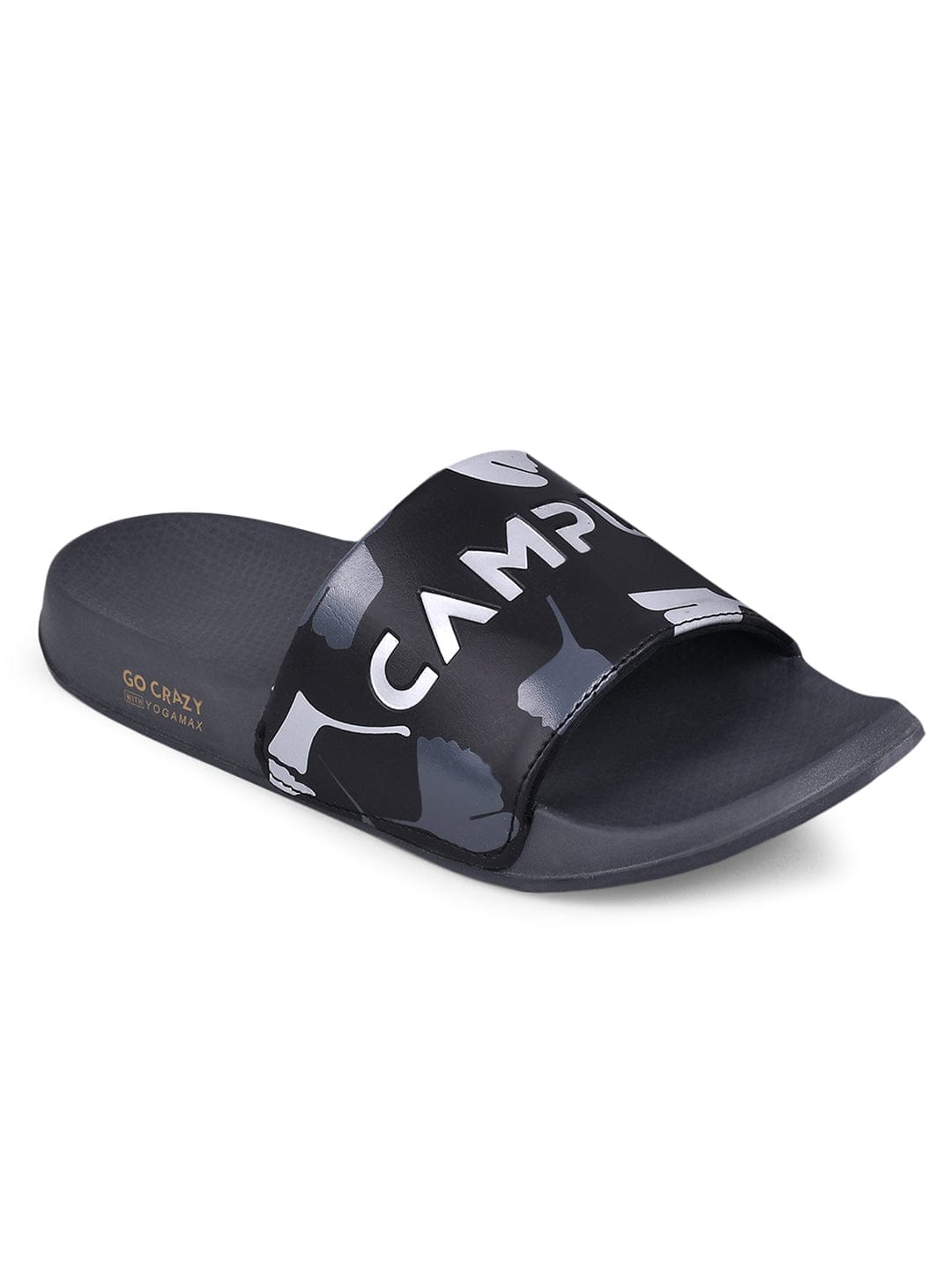 SL-433 Black Men's Slides