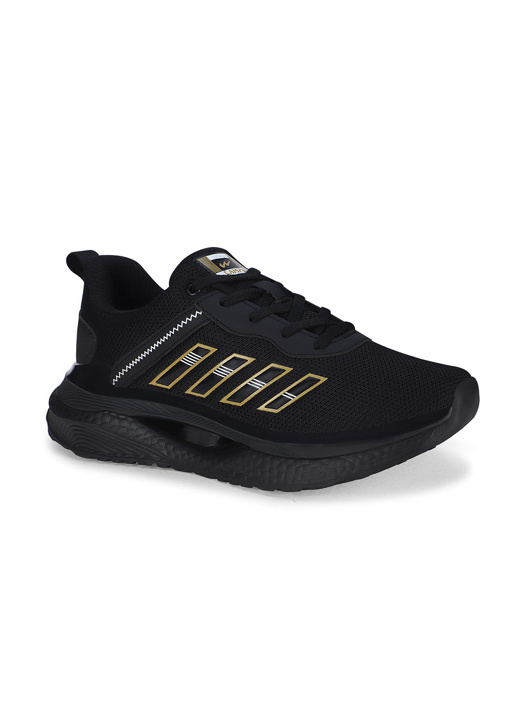 FLAME Black Men's Sports Shoes