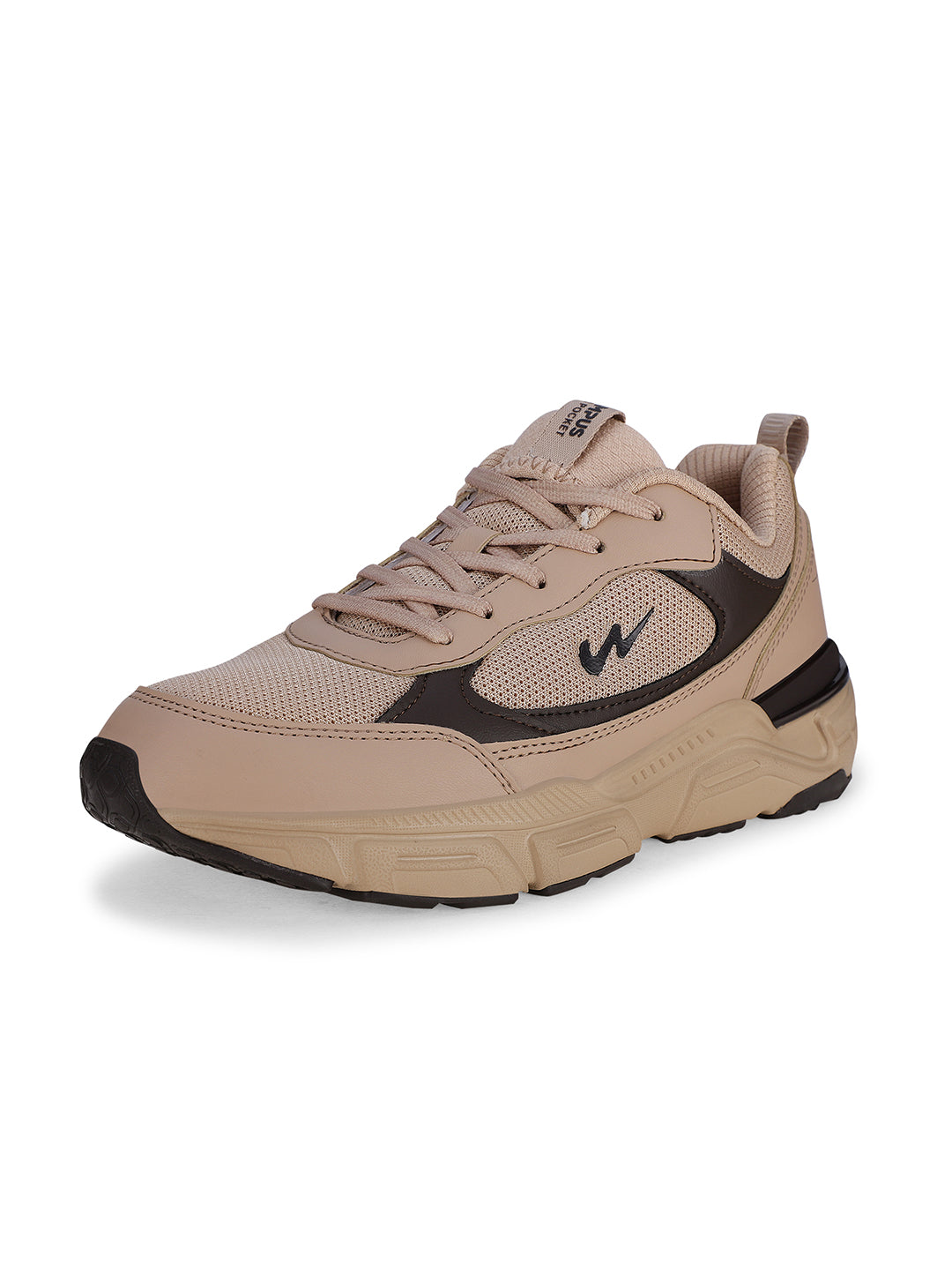 NAVIGATOR Beige Men's Running Shoes