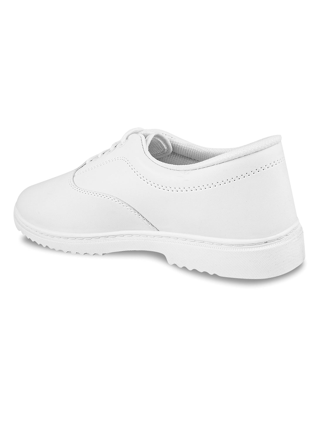 CS-A7A White Men's School Shoes