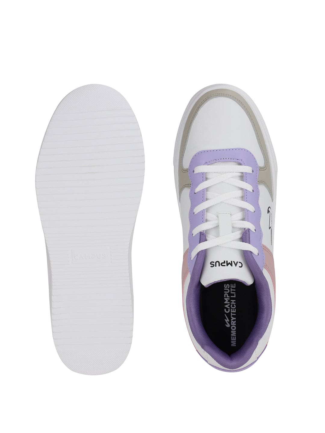 BOUGIE White Women's Sneakers