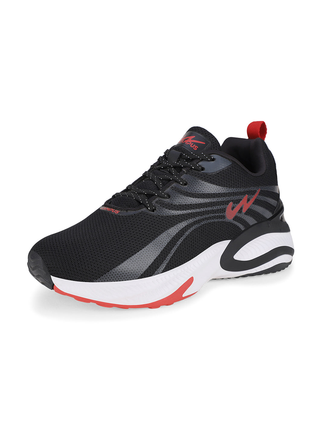 CAMP-GLOVE Black Men's Running Shoes