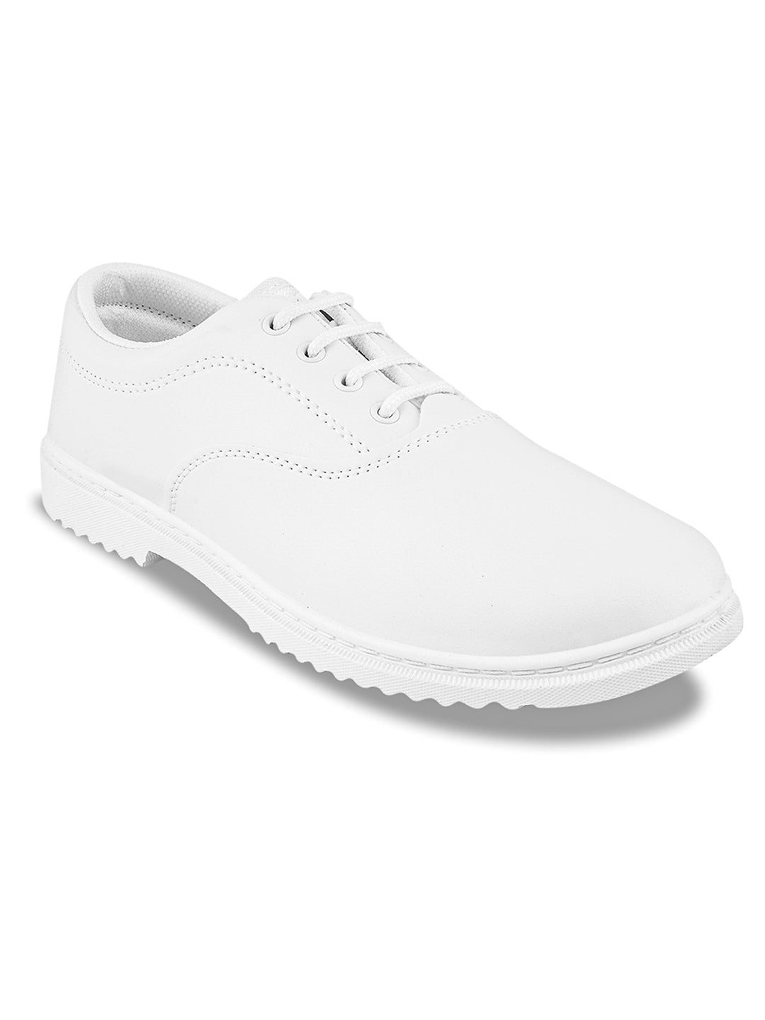 CS-A7A White Men's School Shoes