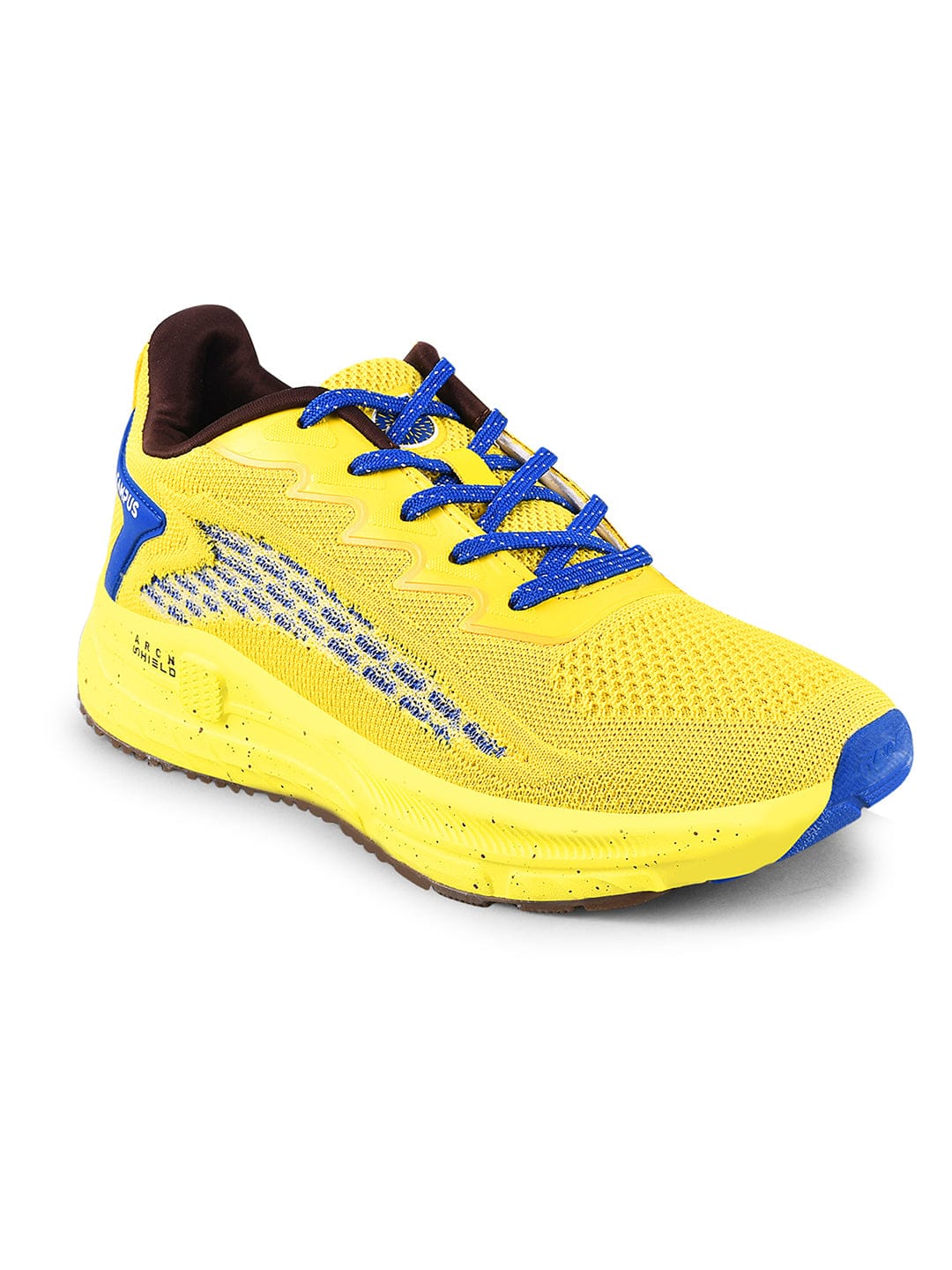 CAMP ALFRED Yellow Men's Running Shoes