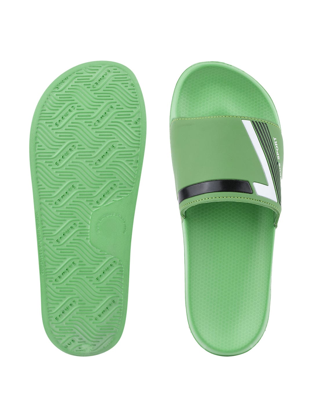 SL-432 Green Men's Slides