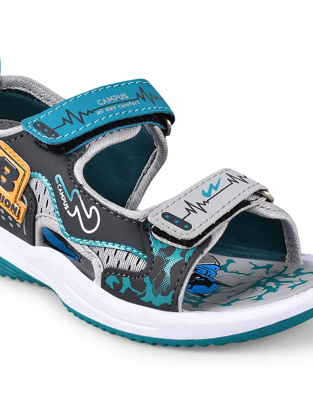 SL-521 Grey Kid's Sandals