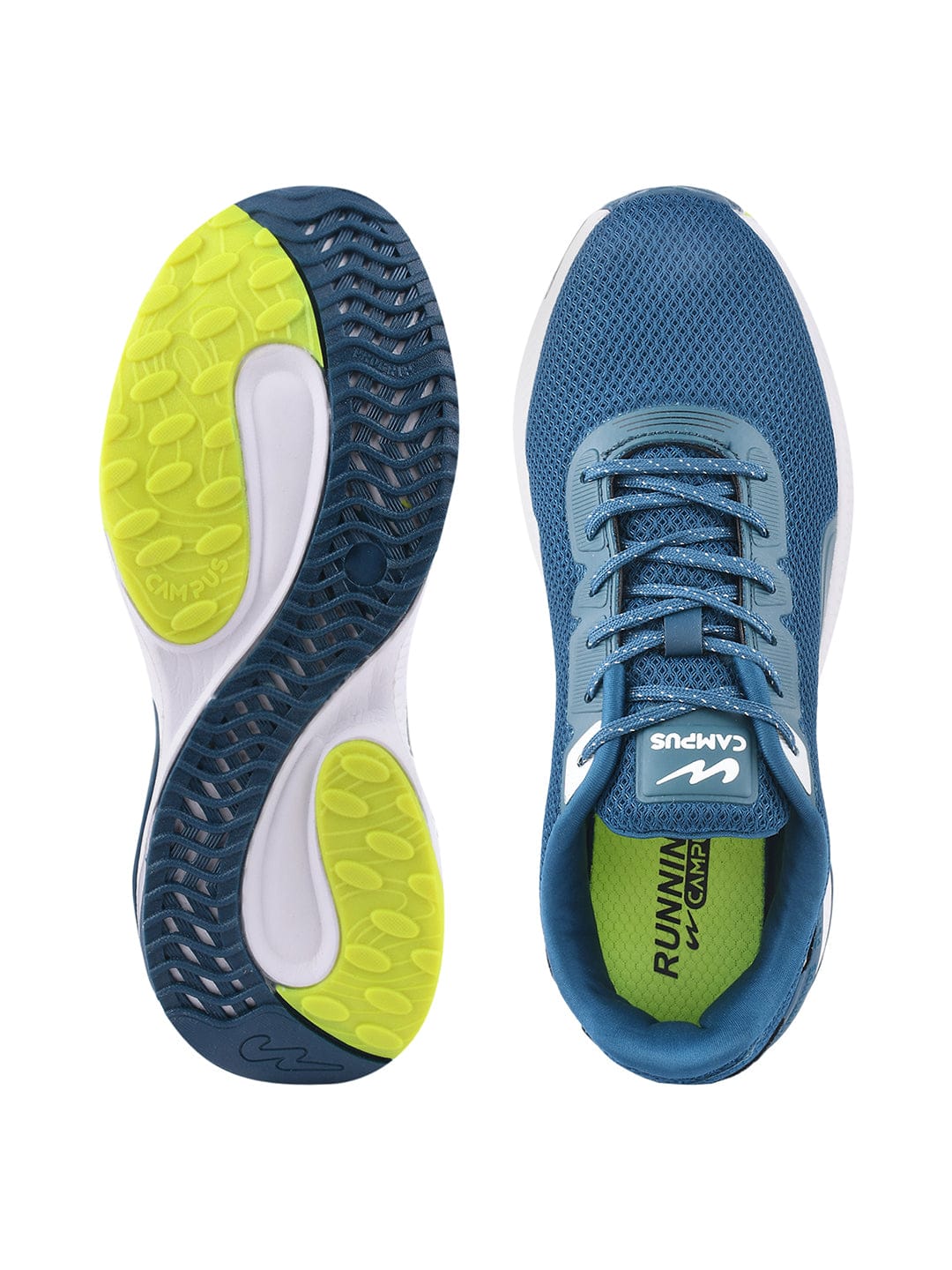 CAMP-HUSTUN Blue Men's Running Shoes