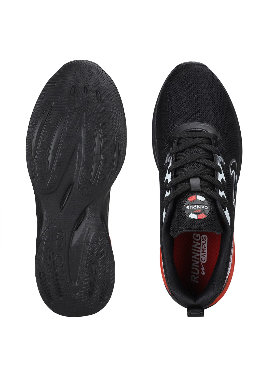 SEBSTAIN Black Men's Sports Shoes