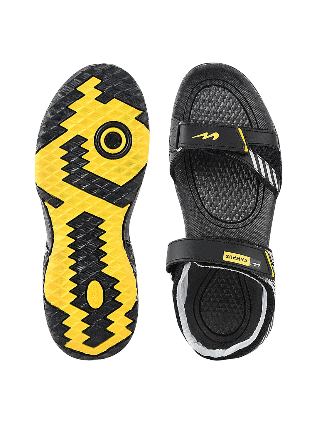 COREL Black Men's Sandals