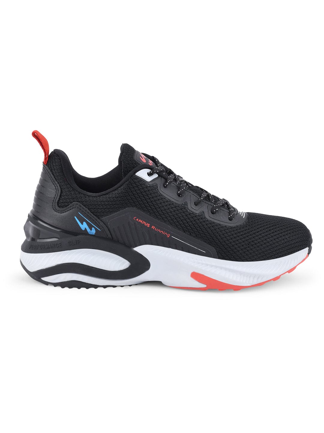 CAMP-HUSTUN Black Men's Running Shoes