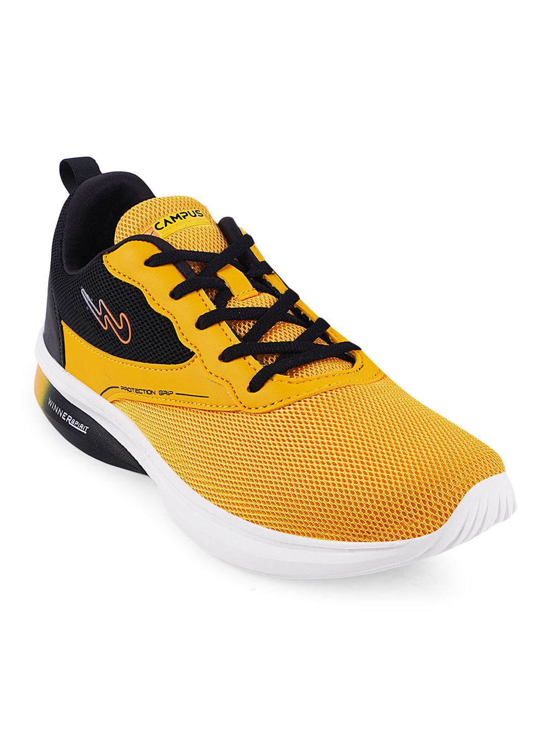 CAMP-RELISH Yellow Men's Running Shoes