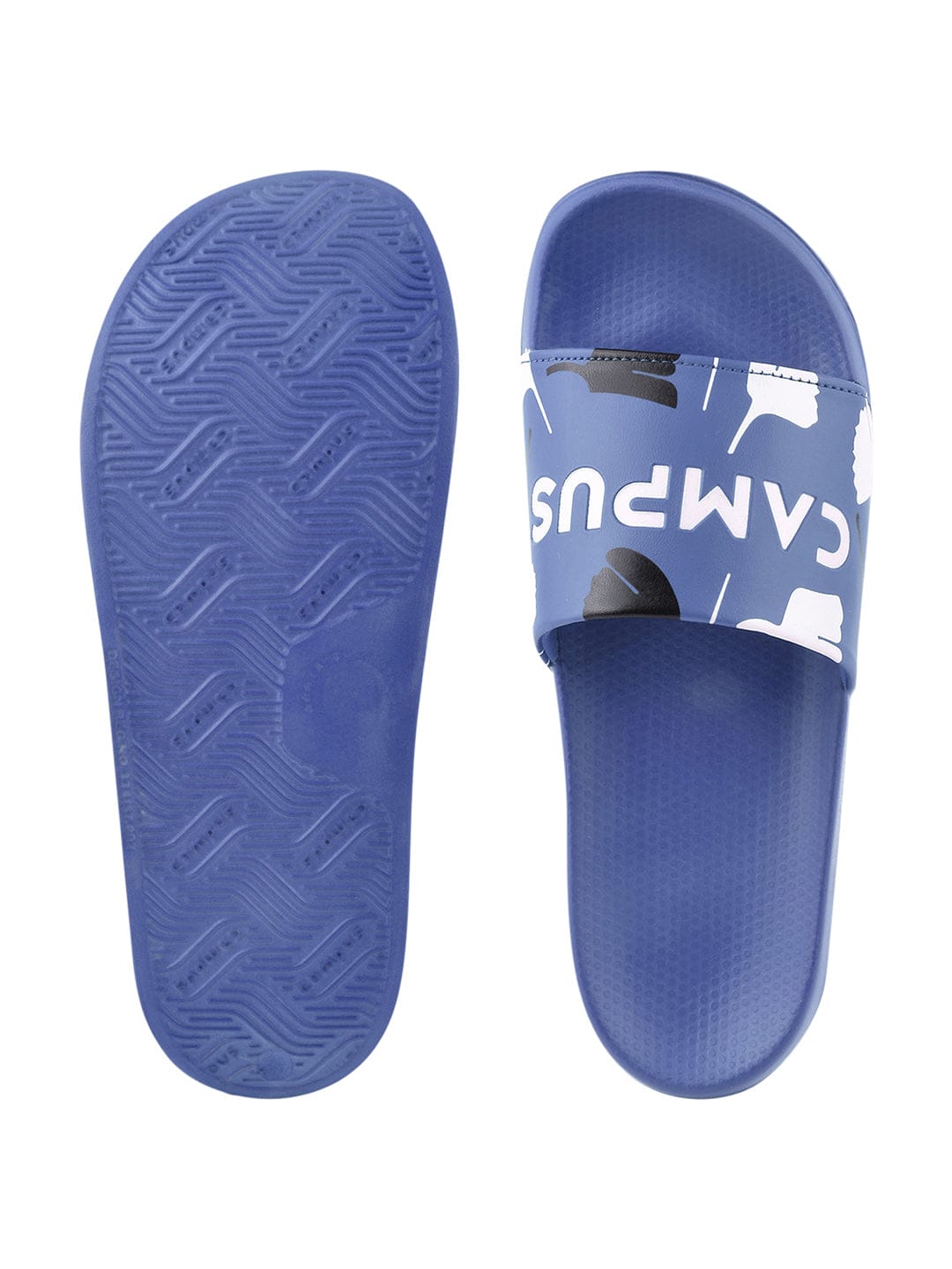 SL-433 Blue Men's Slides