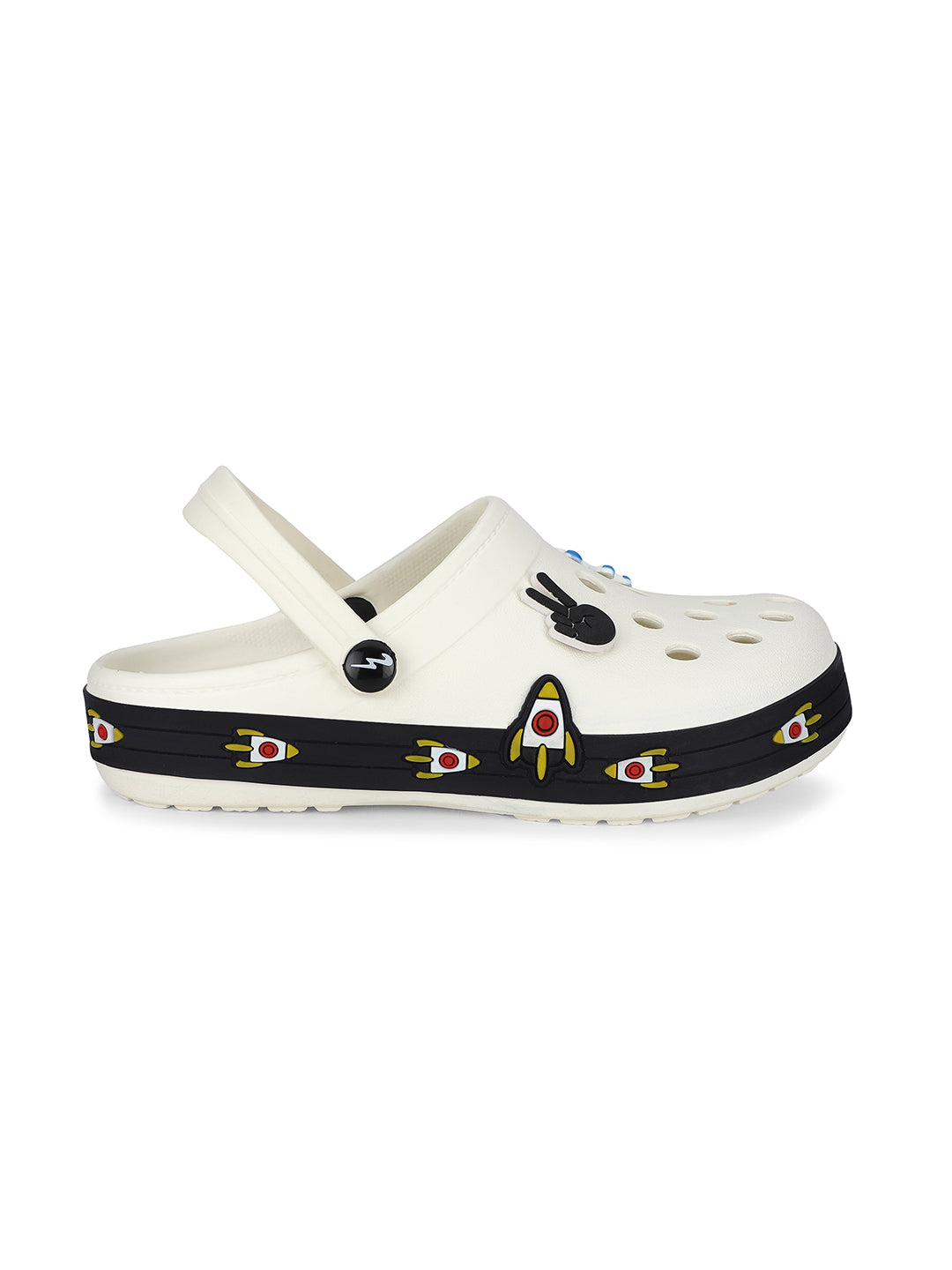 GC-4009C Off White Child Clogs