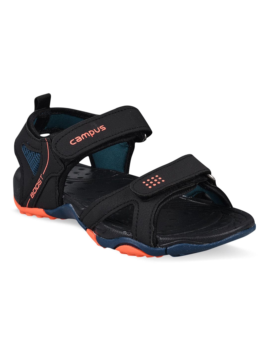 GC-2222K Black Kid's Sandals