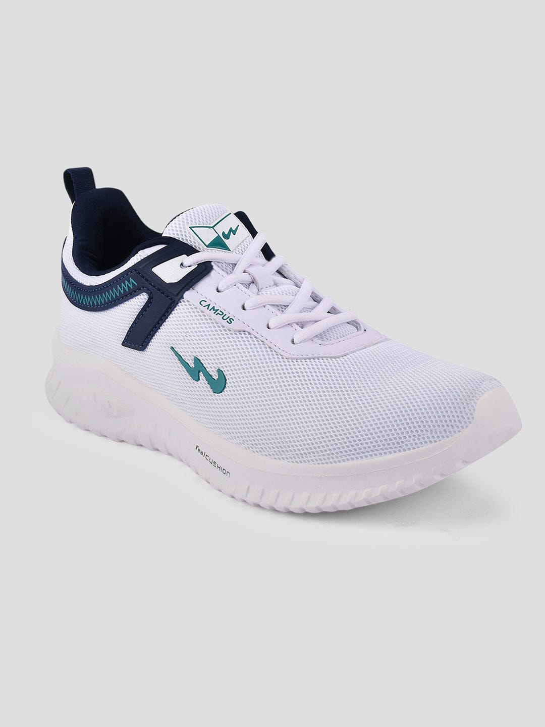 ZIG White Men's Running Shoes