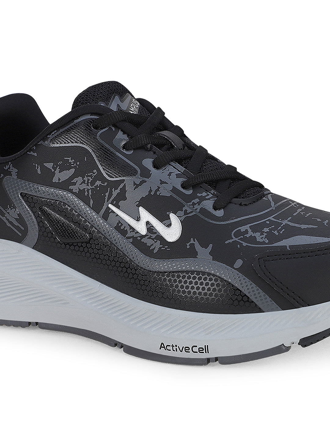 CAMP-DRAX Black Men's Running Shoes