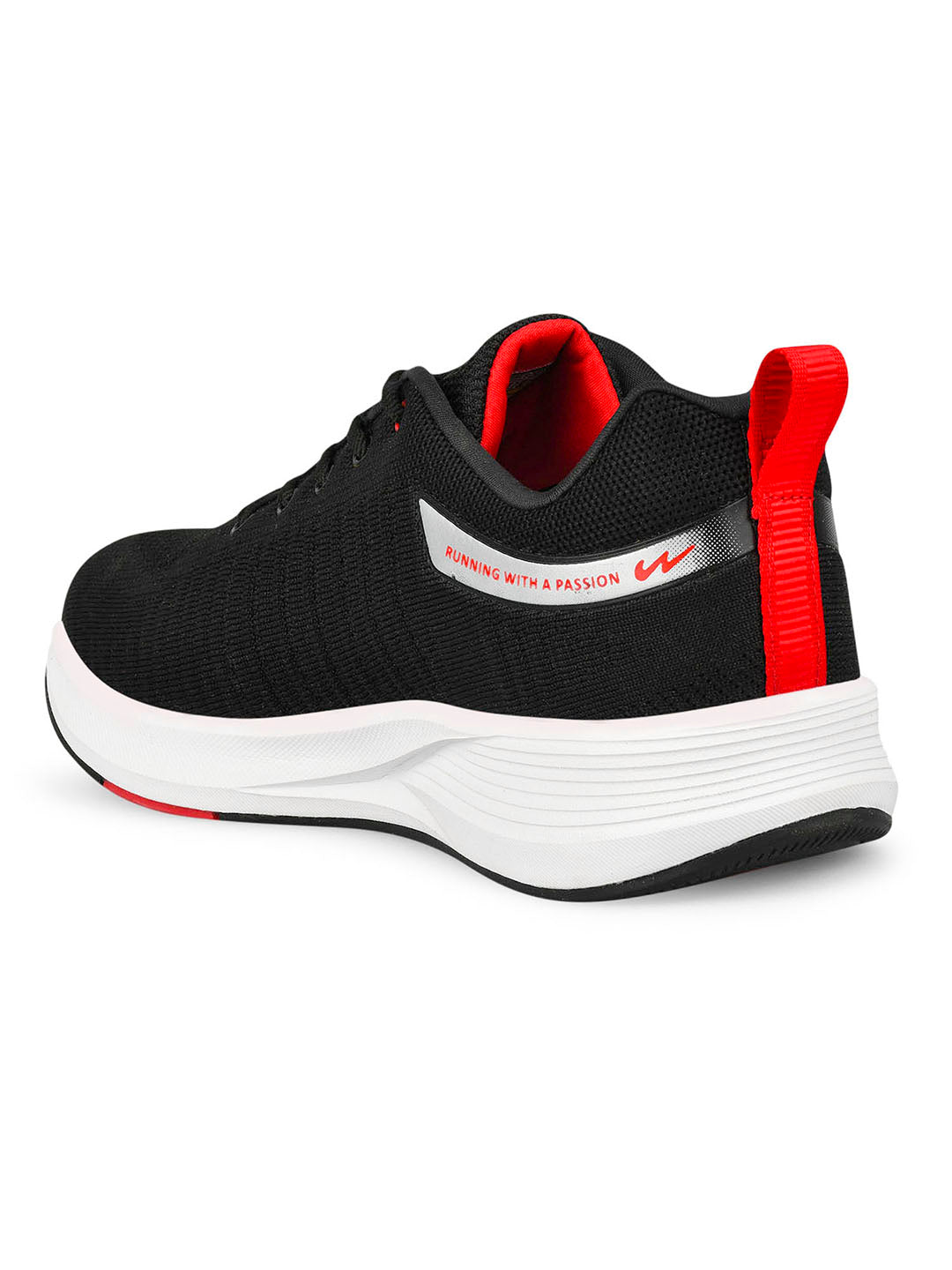 ELEMENTO Black Men's Running Shoes