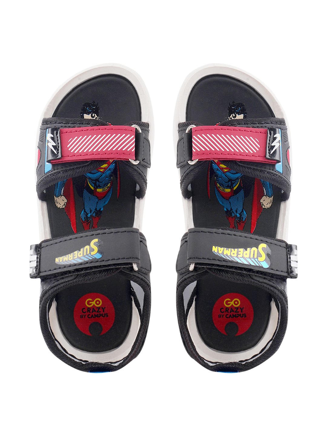 DRS-203 Black Kid's Sandals