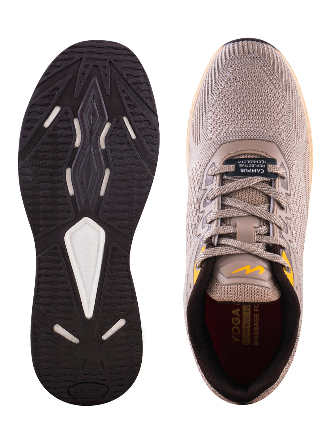 CIRCLE Beige Men's Sports Shoes