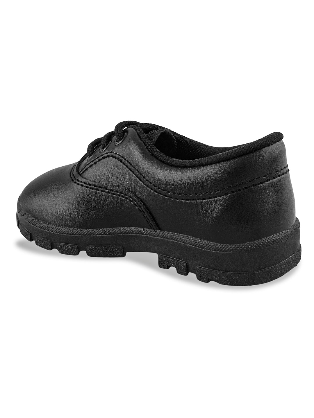 CS-A7A Black Kid's School Shoes