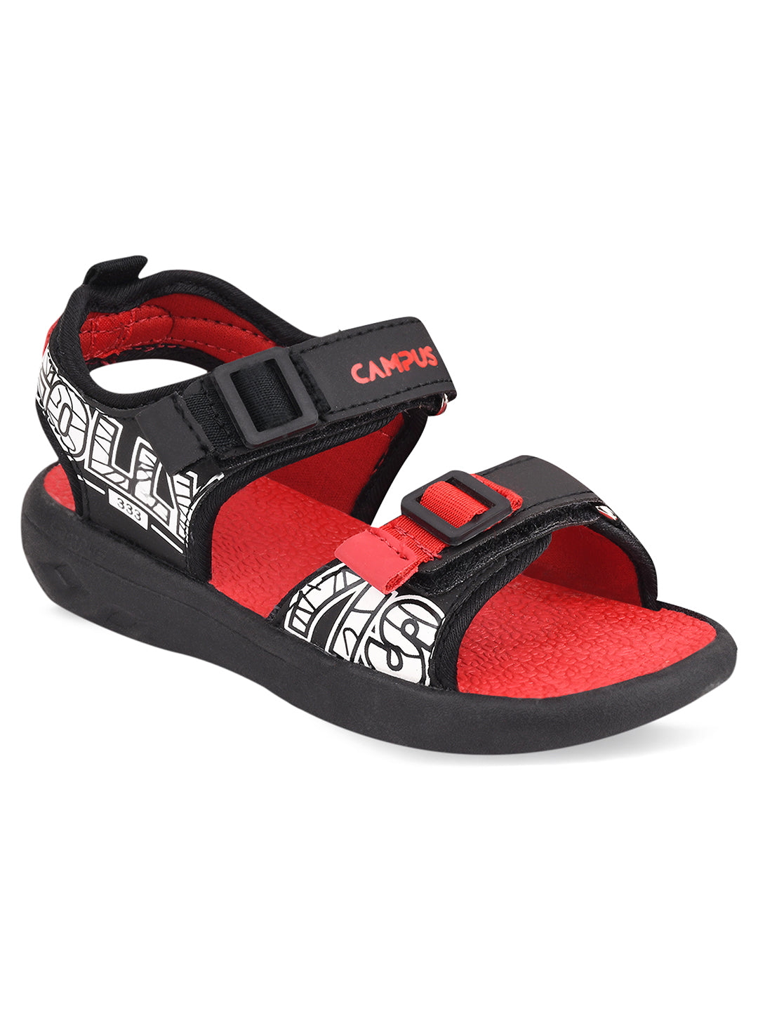 GC-22927K Black Kid's Sandals