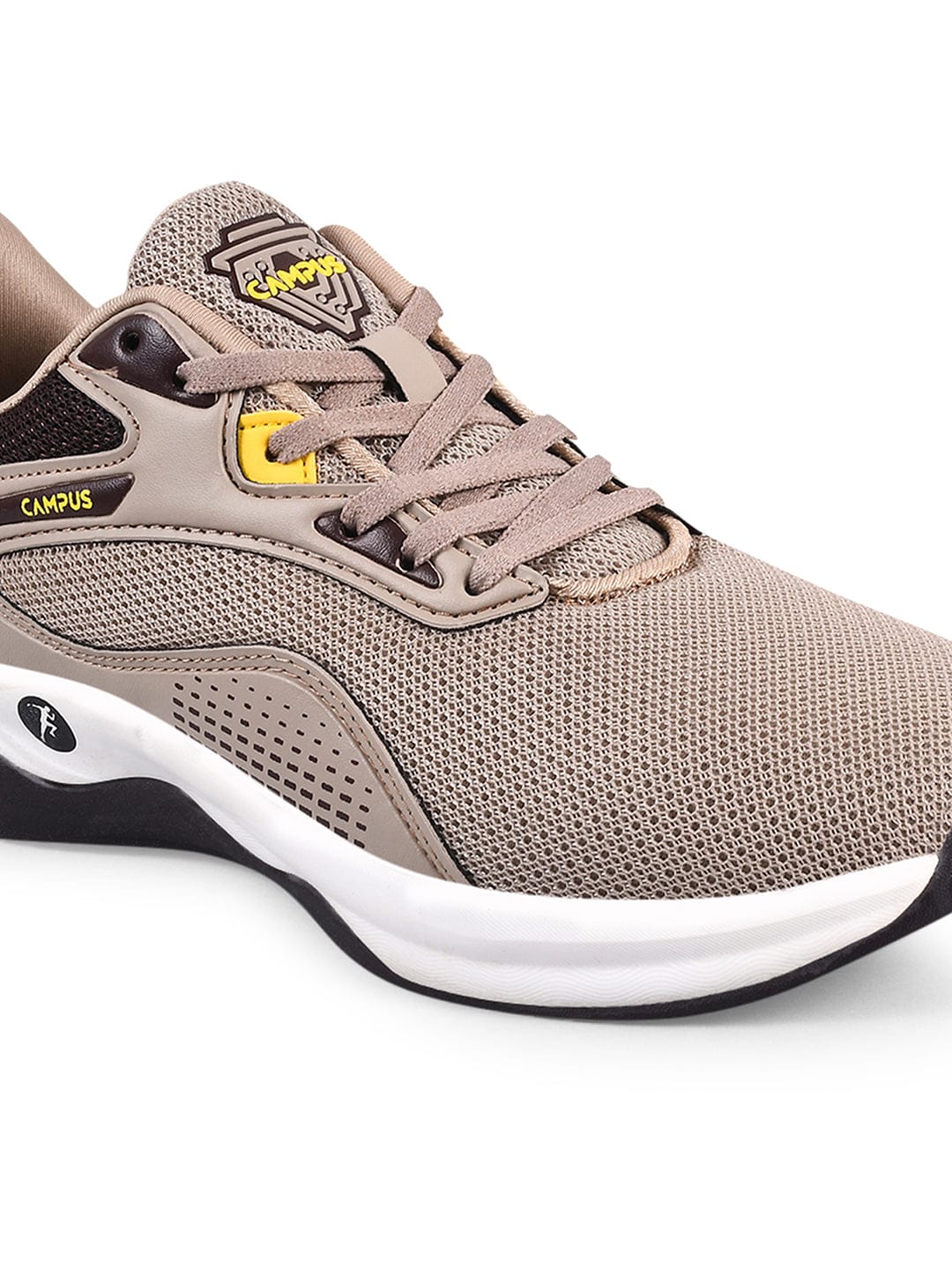 MARSHEL Beige Men's Running Shoes