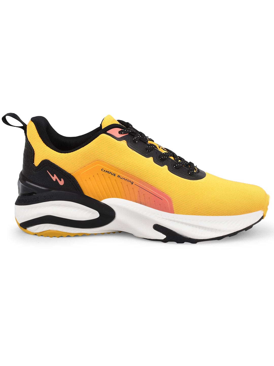 CAMP-HUSTUN Yellow Men's Running Shoes