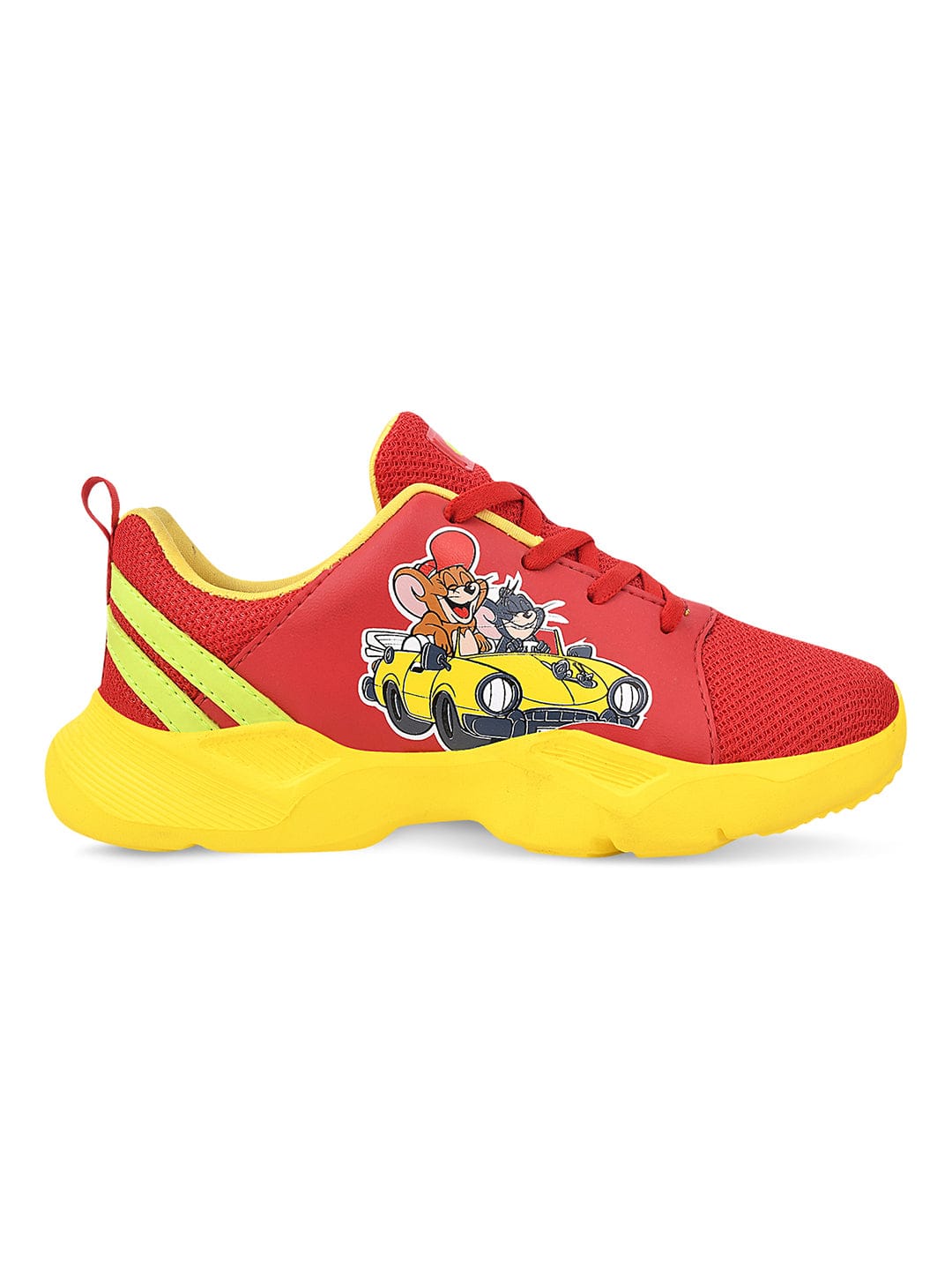 T&J-03 Red Kid's Running Shoes