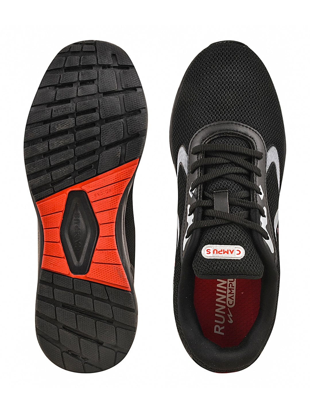 CAMP-ROSTER Black Men's Running Shoes