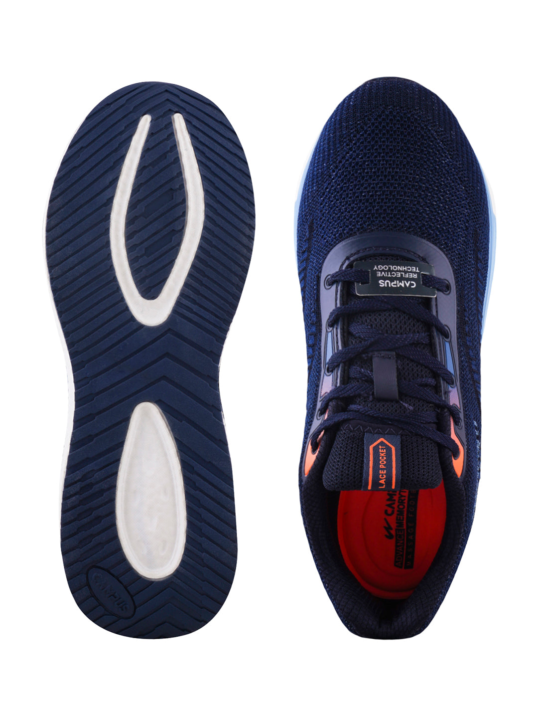 TONAL Navy Men's Sports Shoes