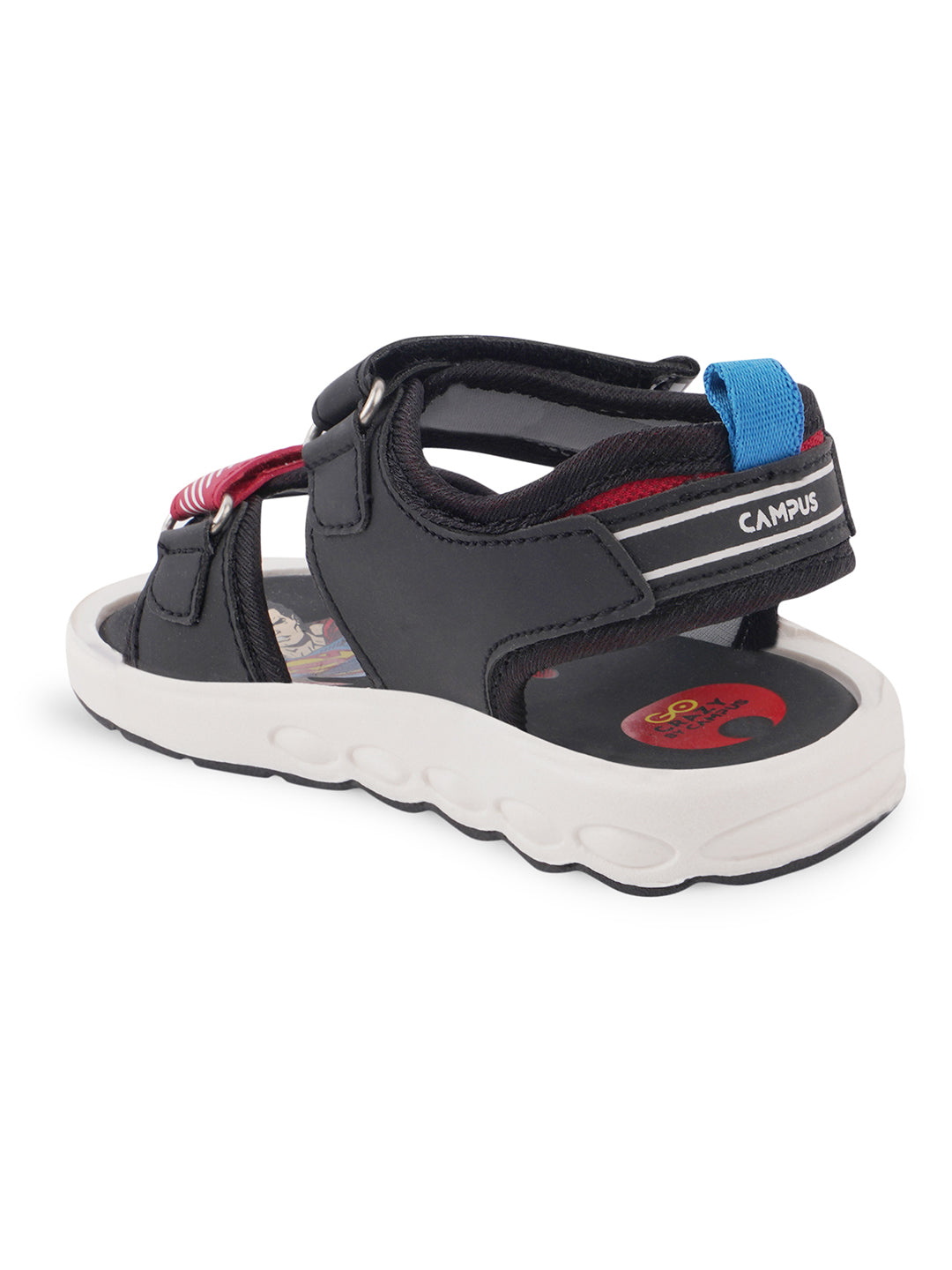 DRS-203 Black Kid's Sandals