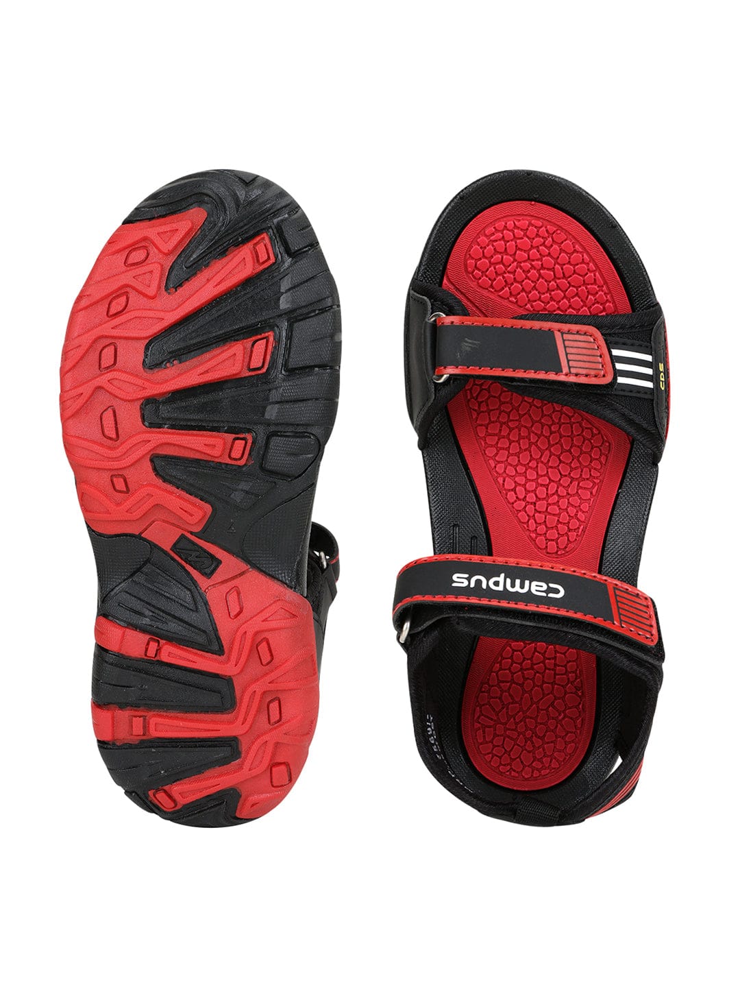 3K-953 Black Kid's Sandals