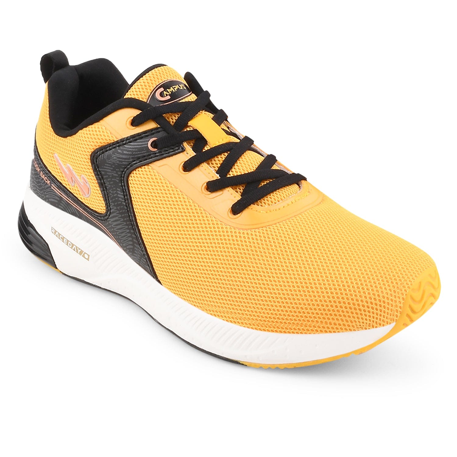 CAMP-SLASHER Yellow Men's Running Shoes