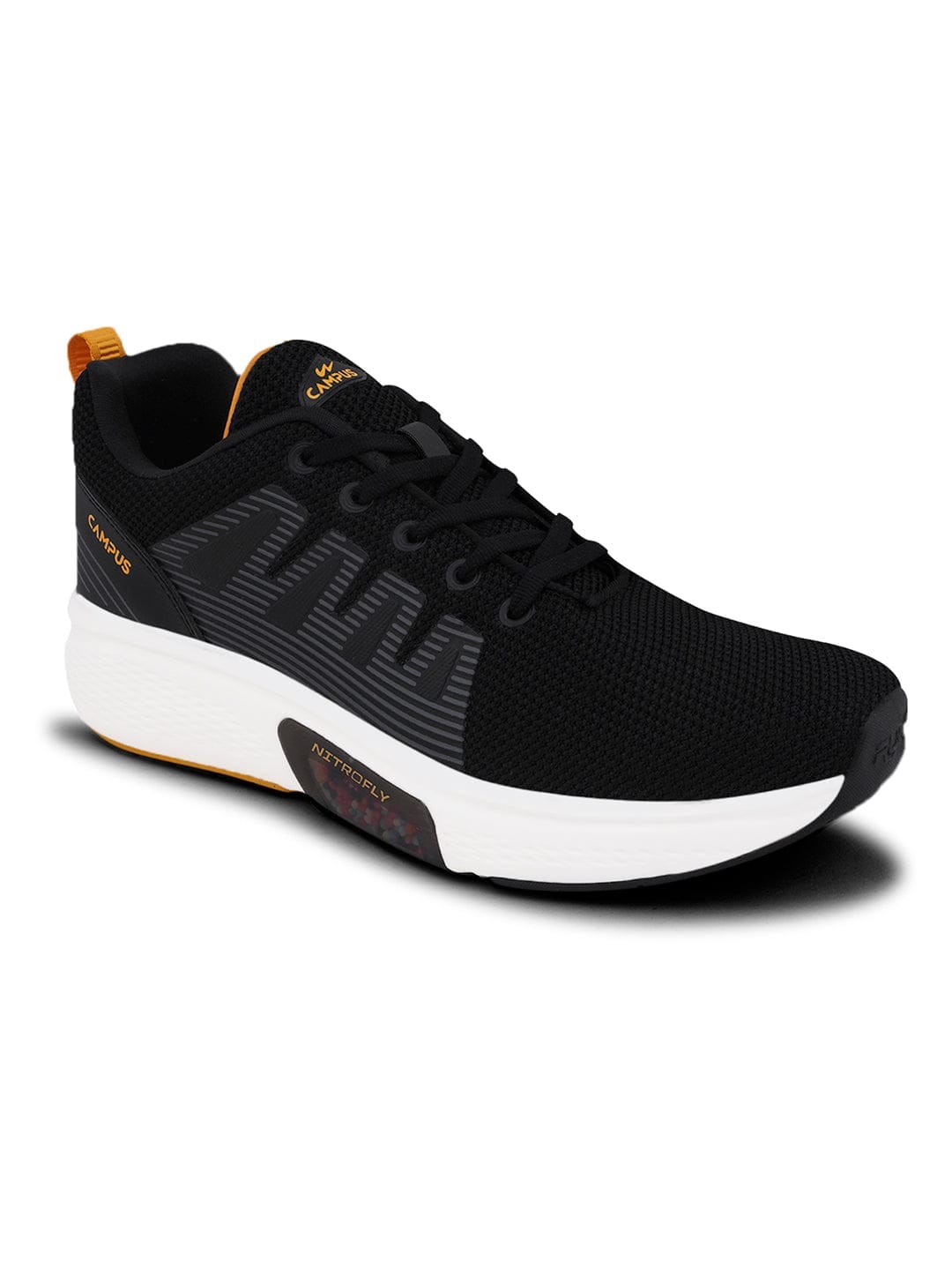 FINCH Black Men's Running Shoes