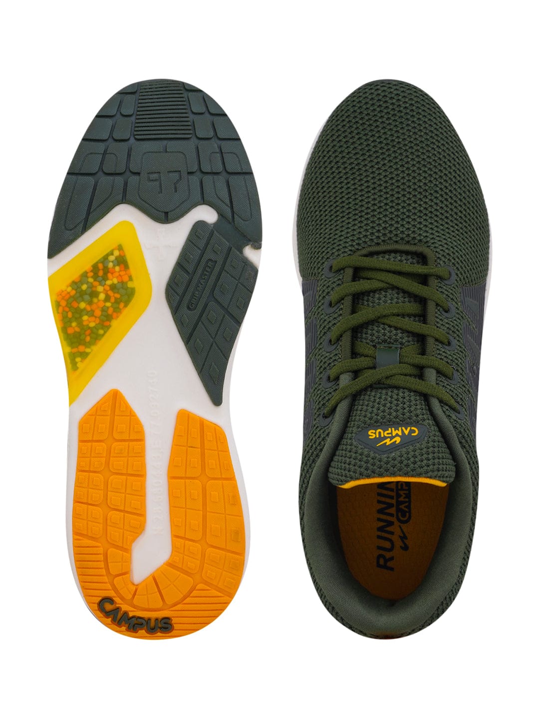 FINCH Olive Men's Running Shoes