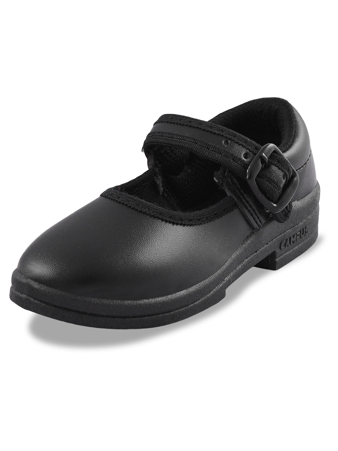 CS-A10A Black Girl's School Shoes