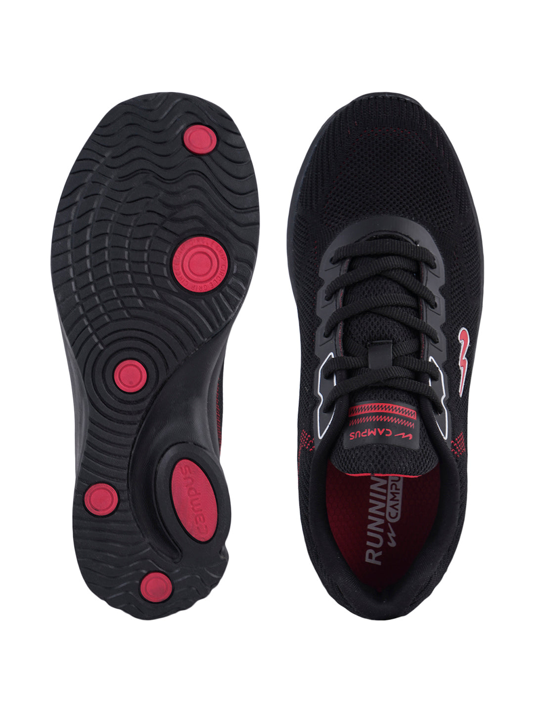 IMPACT Black Men's Sports Shoes