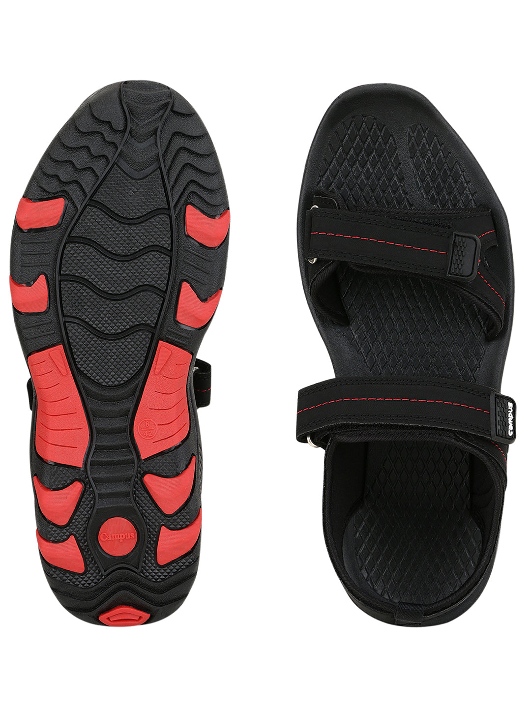 2GC-03 Black Men's Sports Sandals