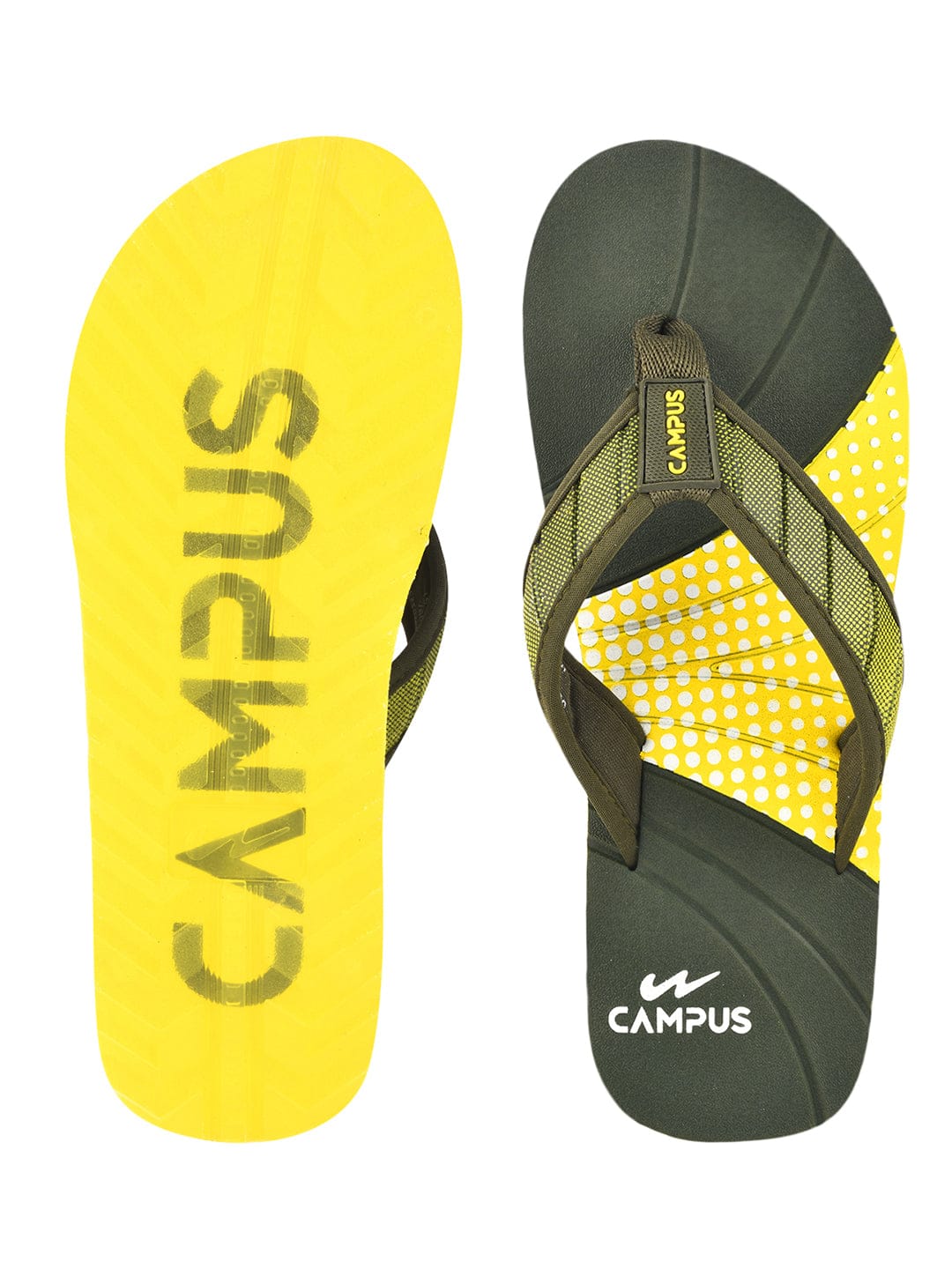 GC-1057 Olive Men's Flip Flops