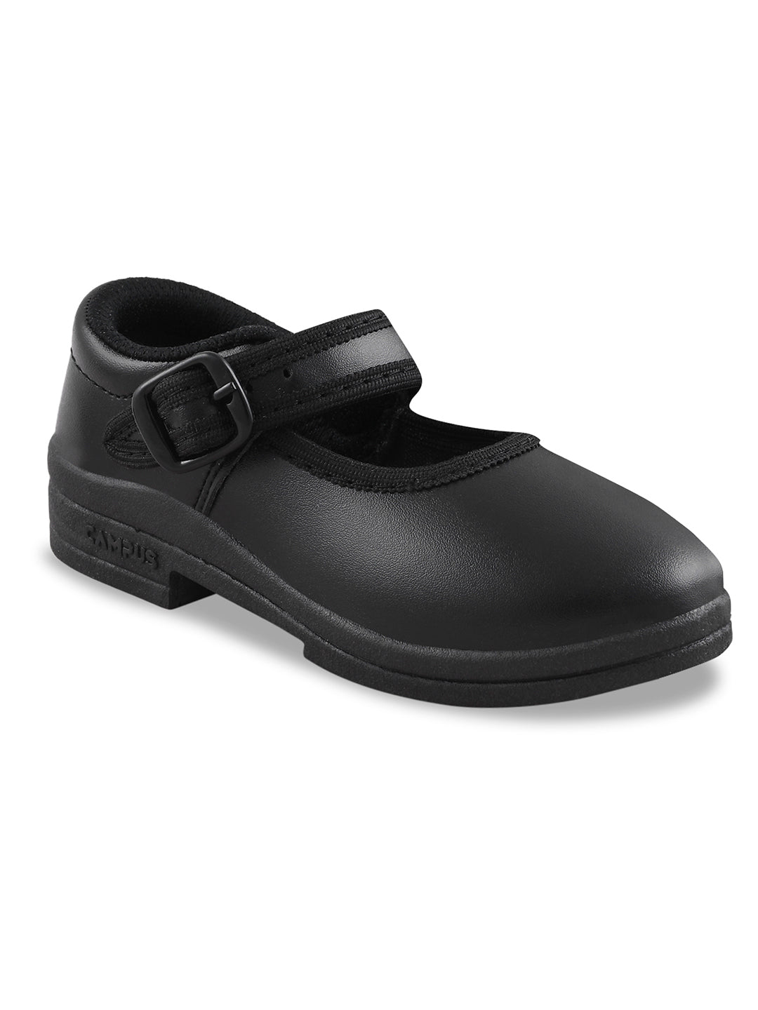 CS-A10A Black Girl's School Shoes