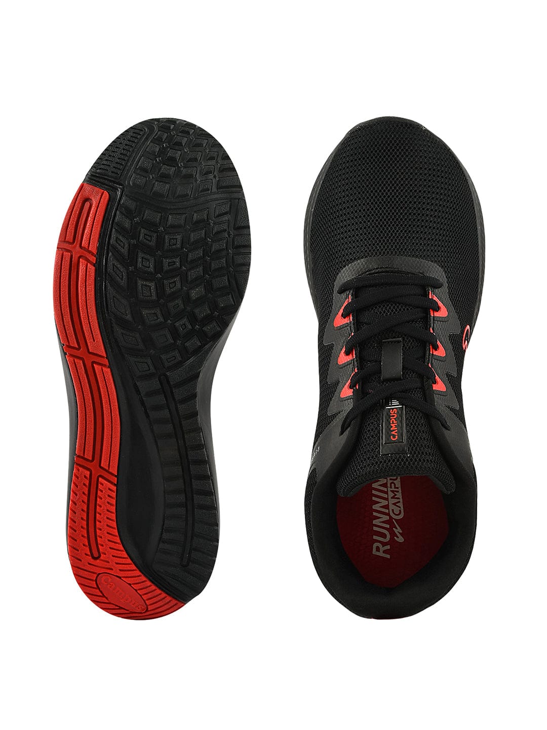 CAMP-XMEN Black Men's Running Shoes