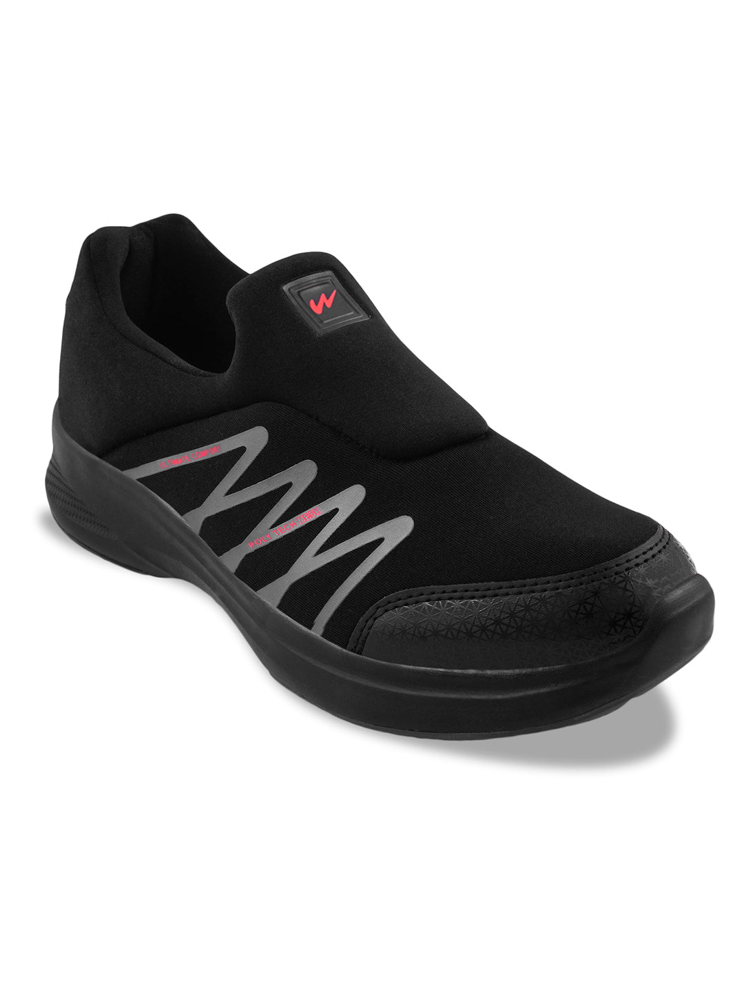 THUNDER PRO Black Men's Walking Shoes