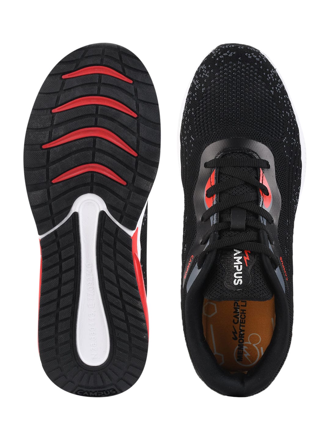 STEAM Black Men's Running Shoes