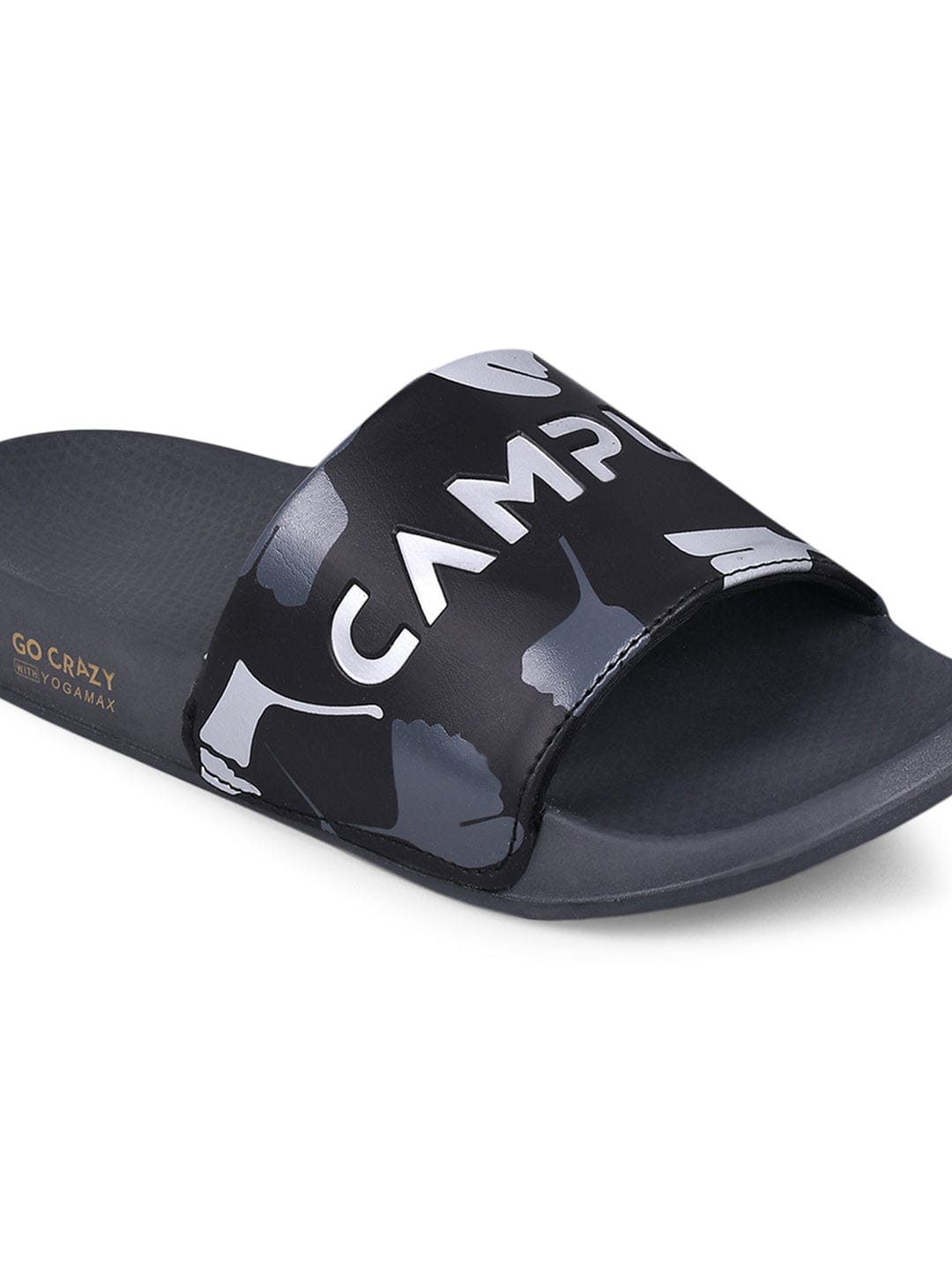 SL-433 Black Men's Slides