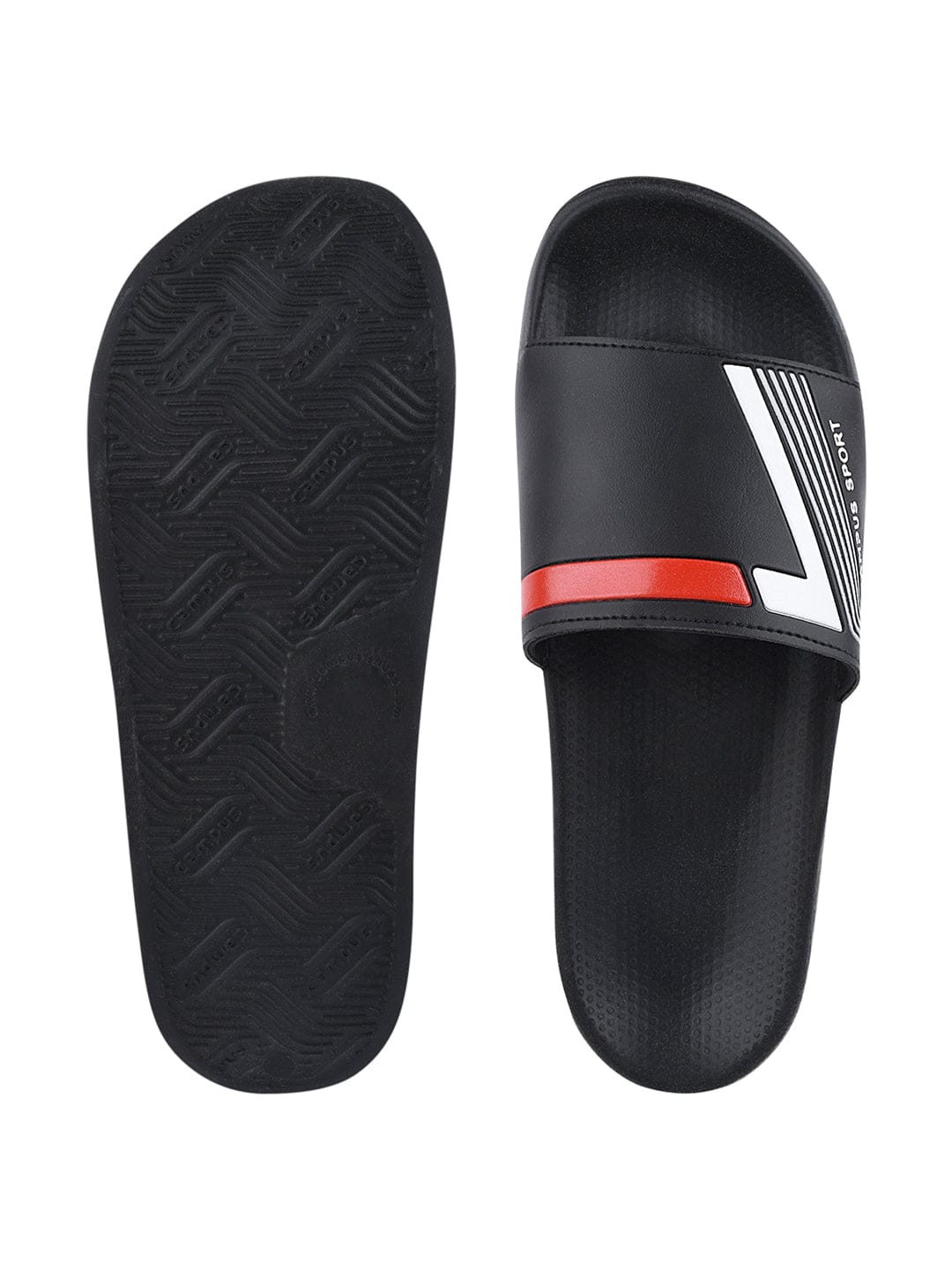 SL-432 Black Men's Slides