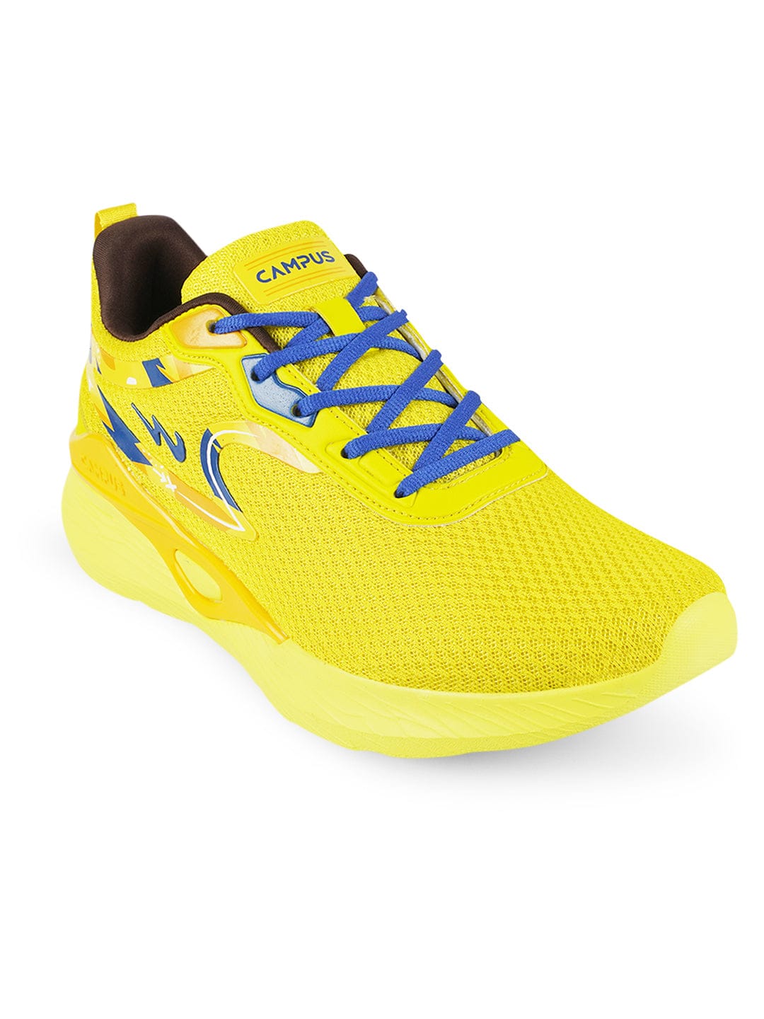 CAMP ZONE Yellow Men's Running Shoes